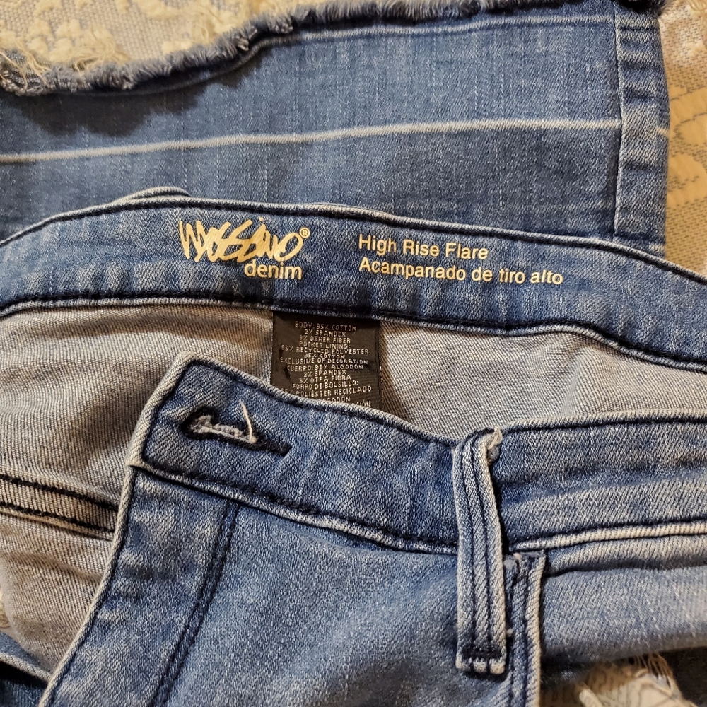 Size 14 Stretch Jeans with Distressed Edges